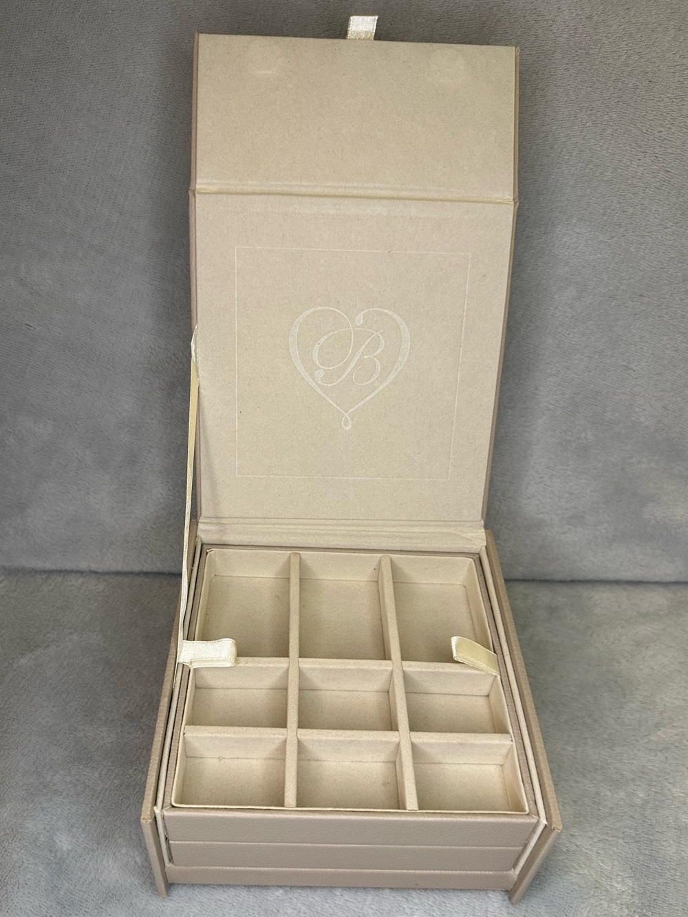 Brighton Jewelry Organizer Box Travel Case 2 Removable Trays